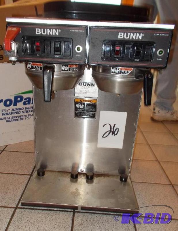 Bunn Brand Stainless Steel Commercial Coffee ...