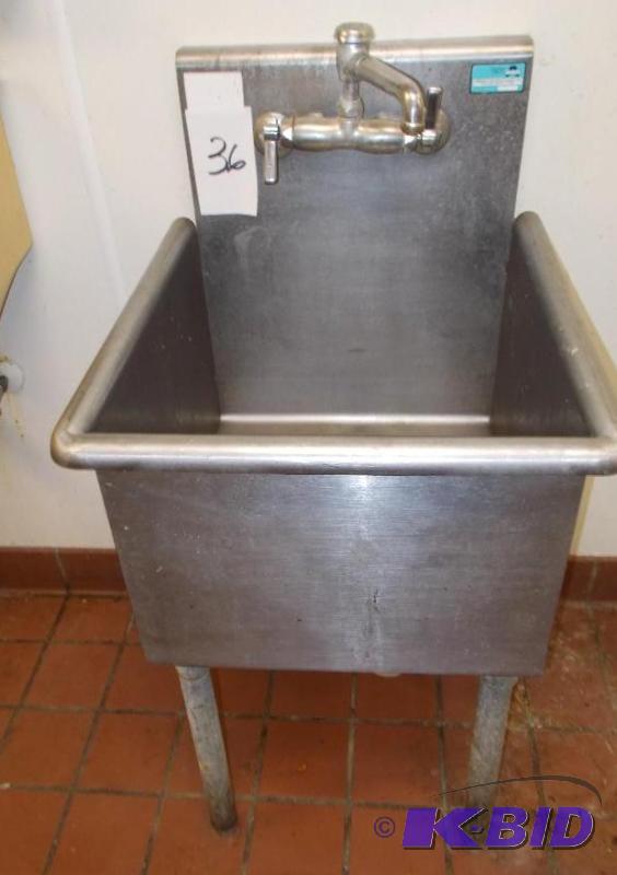 Stainless Steel Commercial SinkTub With Fauc...