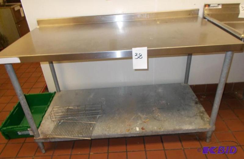 Stainless Steel Commercial Kitchen Storage Wo...