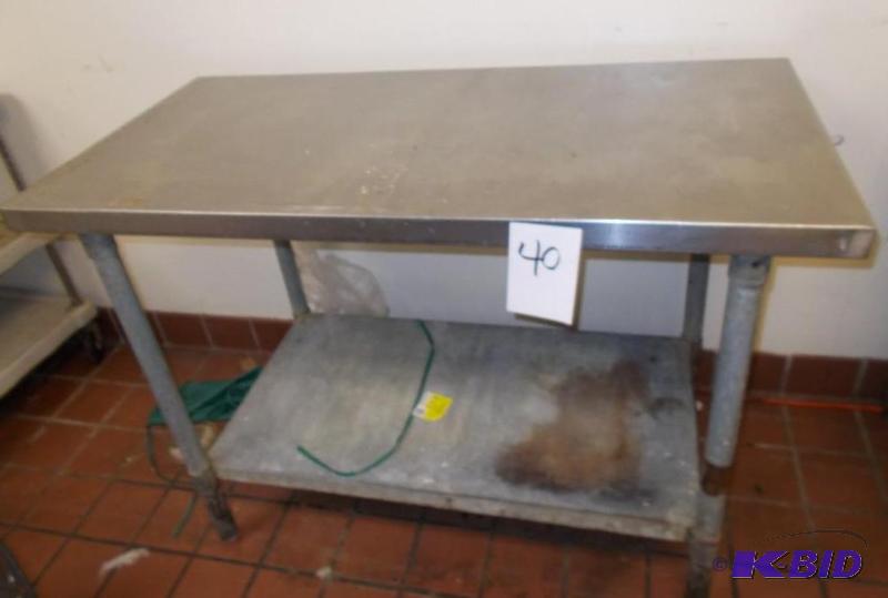 Stainless Steel Commercial Kitchen Storage Wo...