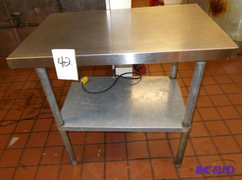 Stainless Steel Commercial Kitchen Storage Wo...