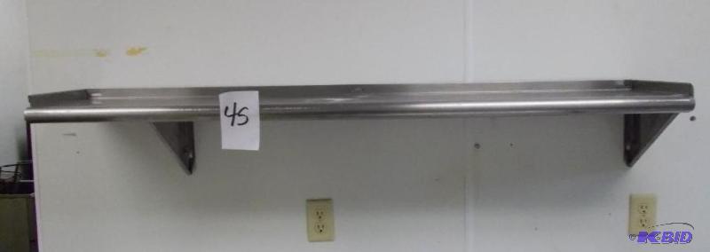 60&quot Wide Stainless Steel Wall Mount Shel...
