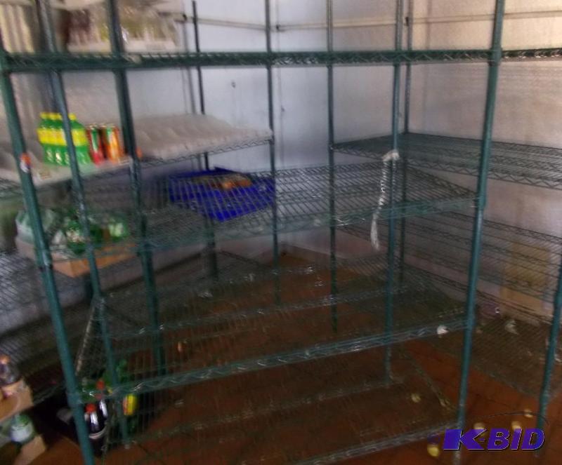 1 Lot of 3 Metal Adjustable Shelving Units   ...