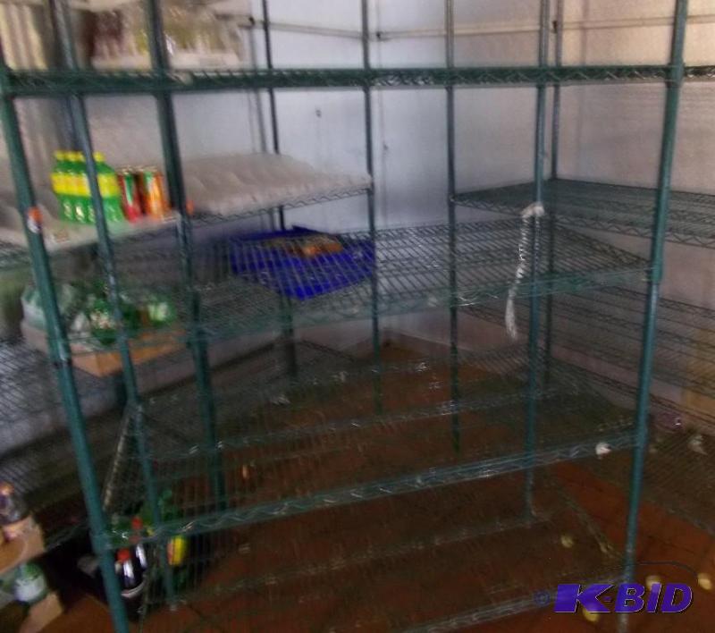 1 Lot of 3 Metal Adjustable Shelving Units   ...