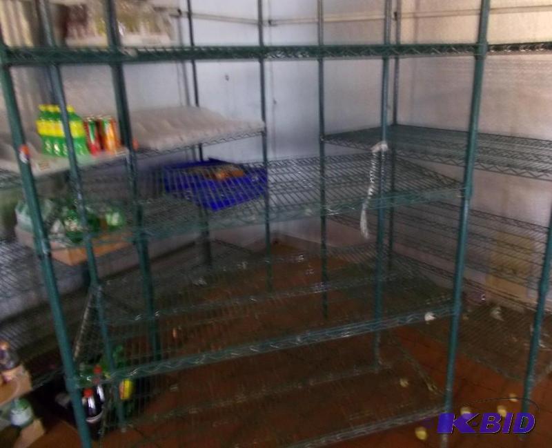 1 Lot of 3 Metal Adjustable Shelving Units   ...
