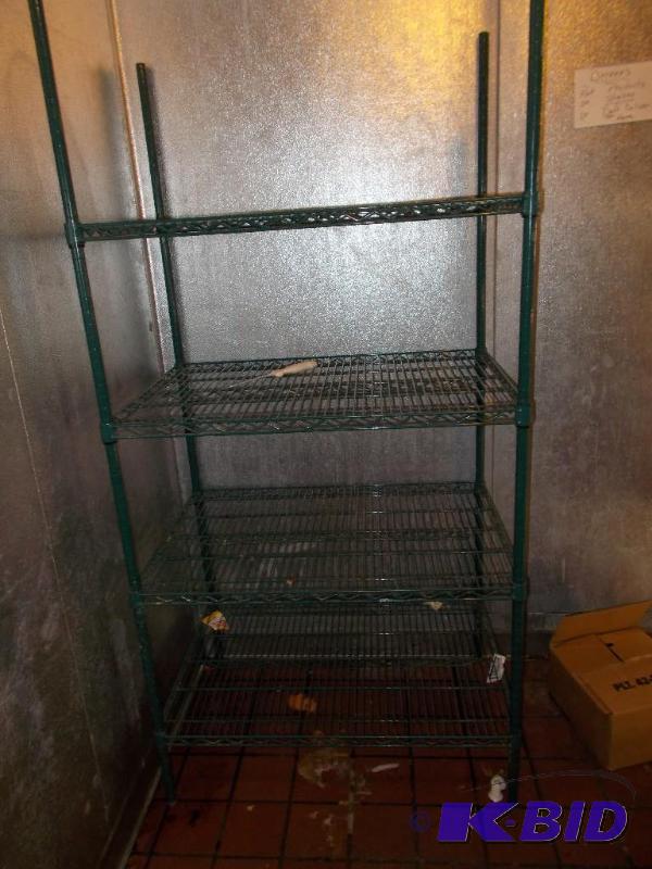 1 Lot of 3 Metal Adjustable Shelving Units   ...