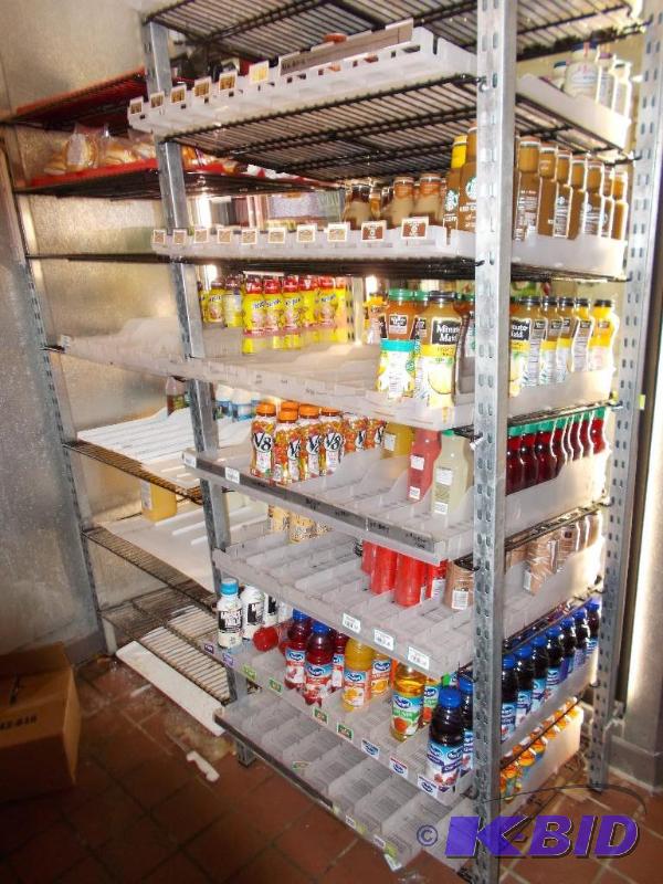 Walk In Cooler Display Shelving Unit    62&qu...