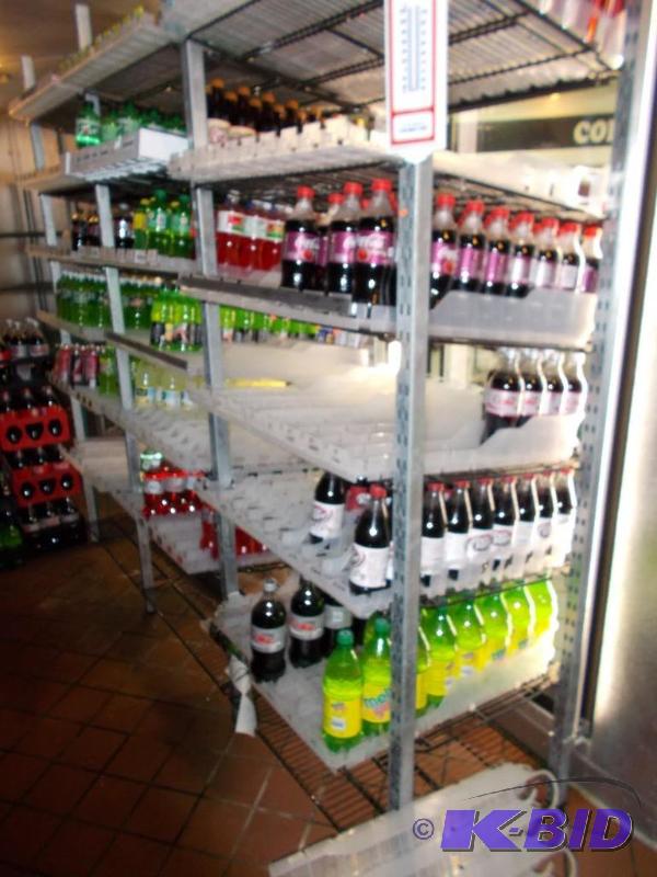 Walk In Cooler Display Shelving Unit    92&qu...