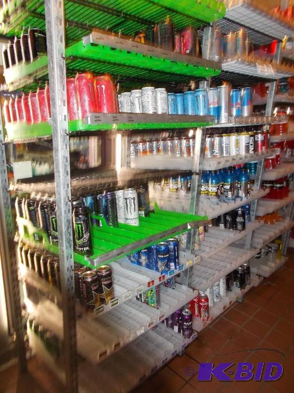 Walk In Cooler Display Shelving Unit    92&qu...