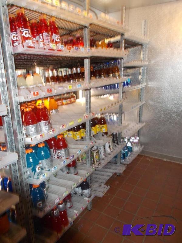 Walk In Cooler Display Shelving Unit    92&qu...