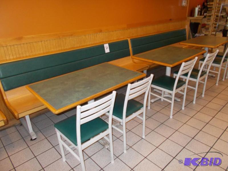 Commercial Restaurant 2 Booth and 2 Table Din...