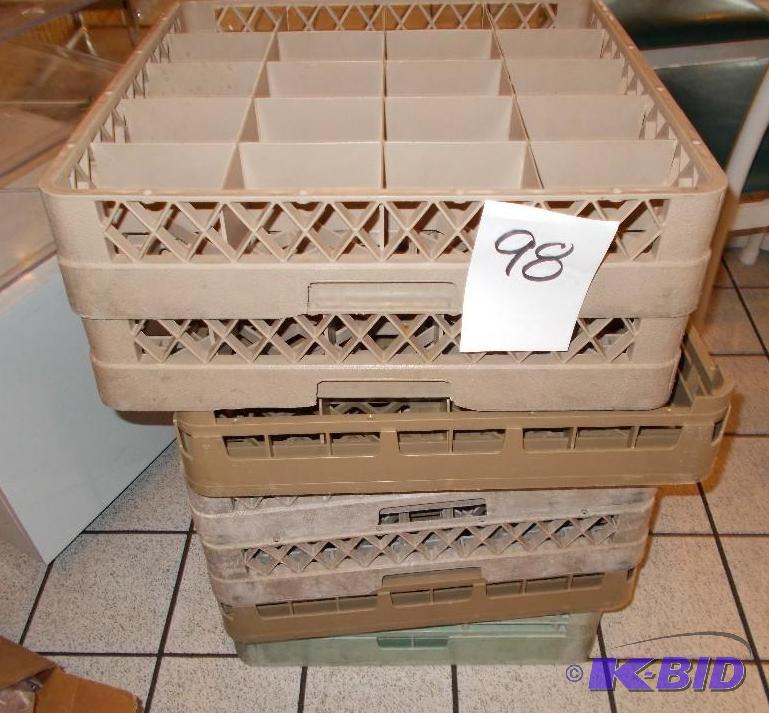 1 Lot of Commercial Dish Washer Baskets In Go...