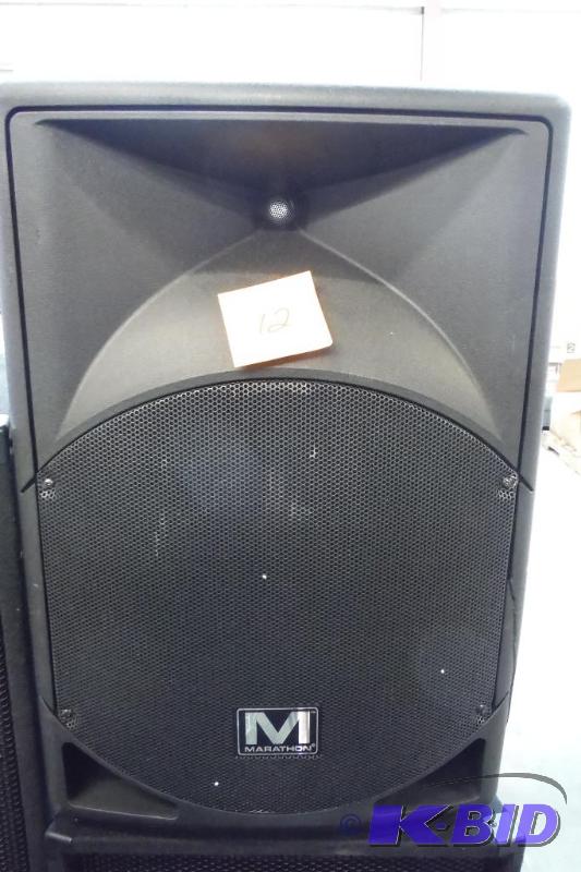 lot 12 image: Marathon Ent-15p Active 15-inch 2-Way Abs Loudspeaker