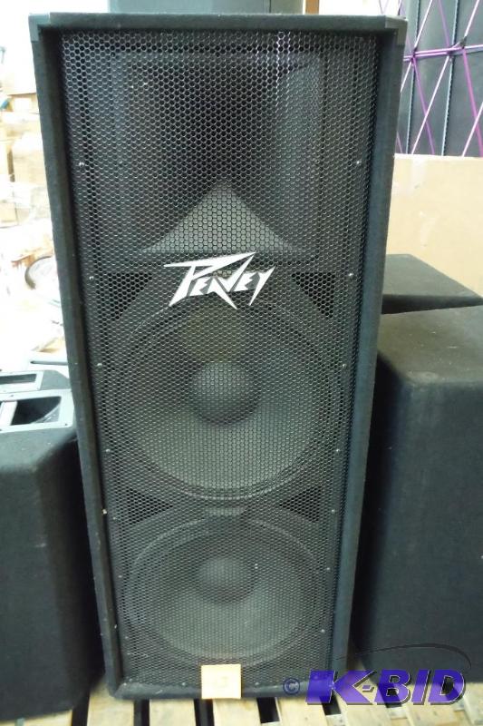 lot 13 image: Peavey PV215 2-Way Dual 15 Inch Speaker Cabinet