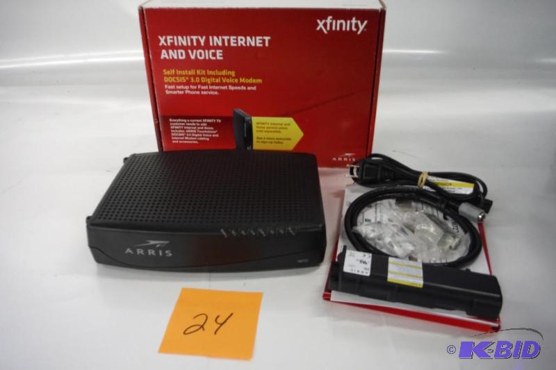 lot 24 image: Arris Tm722g Cable Modem Docsis 3.0