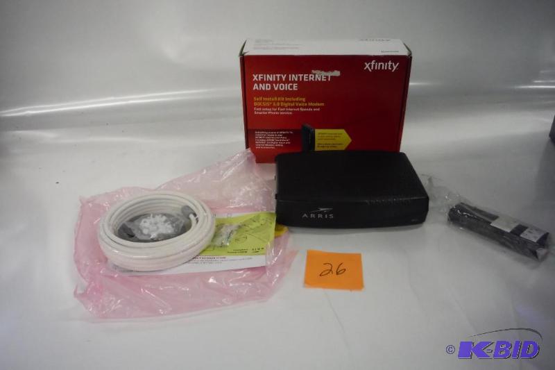 lot 26 image: Arris Tm722g Cable Modem Docsis 3.2