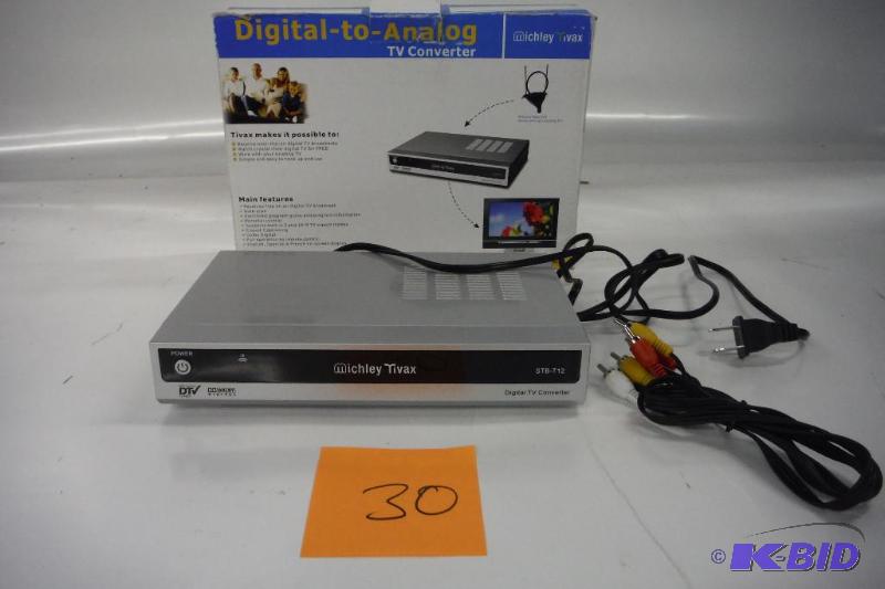 lot 30 image: Tivax STB-T12 Digital TV Converter Box