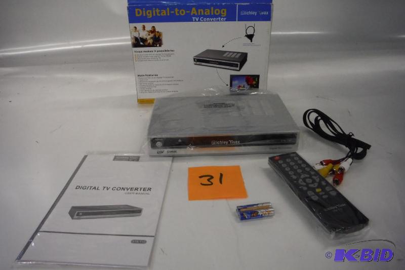lot 31 image: Tivax STB-T12 Digital TV Converter Box