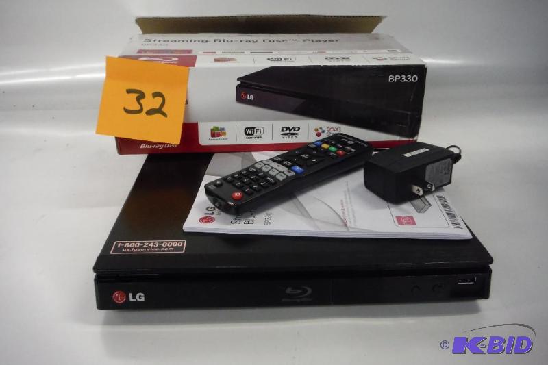 lot 32 image: LG Electronics BP330 Blu-ray Disc Player with Wi-Fi