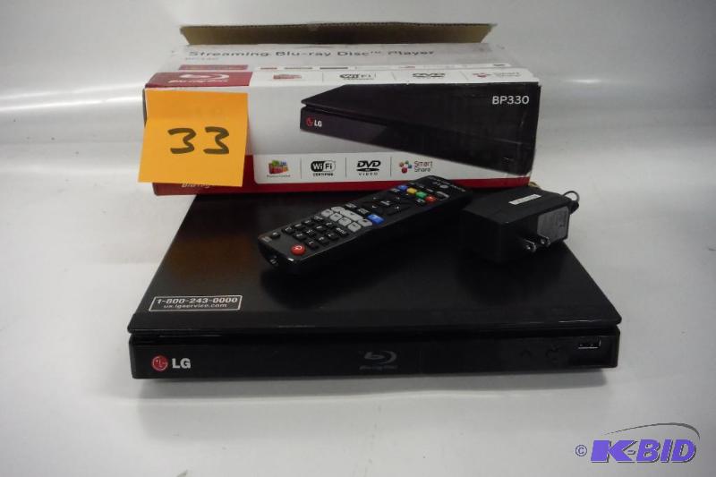 lot 33 image: LG Electronics BP330 Blu-ray Disc Player with Wi-Fi
