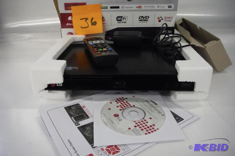 lot 36 image: LG Electronics BP330 Blu-ray Disc Player with Wi-Fi