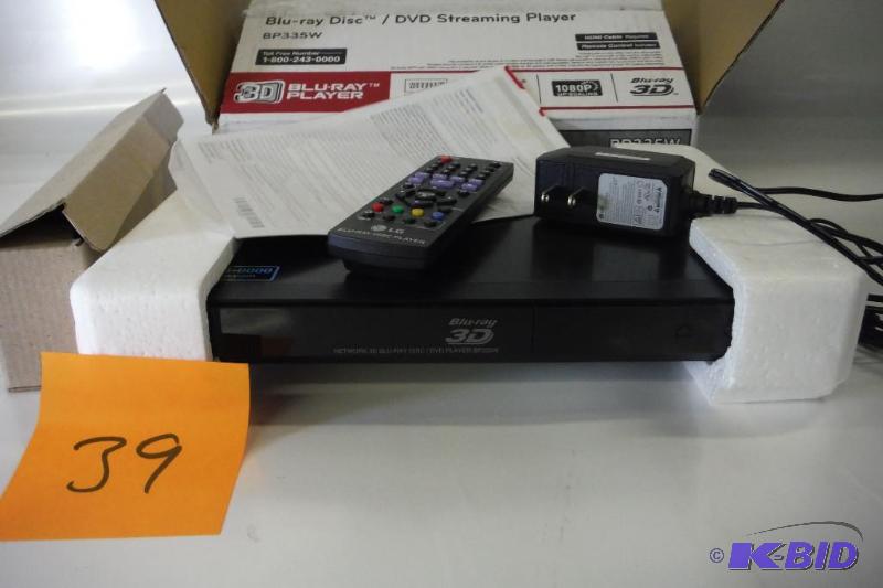 lot 39 image: LG Electronics BP335W 3D Blu-Ray Disc Player with Wi-Fi and Premium Internet Services