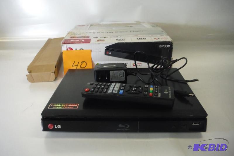 lot 40 image: LG Electronics BP330 Blu-ray Disc Player with Wi-Fi