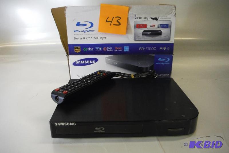 lot 43 image: Samsung BD-F5100 Blu-ray Disc Player