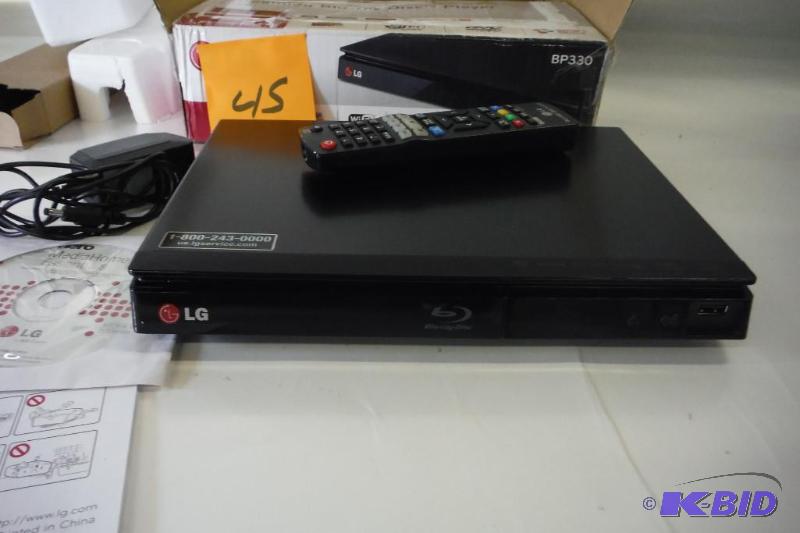 lot 45 image: LG Electronics BP330 Blu-ray Disc Player with Wi-Fi