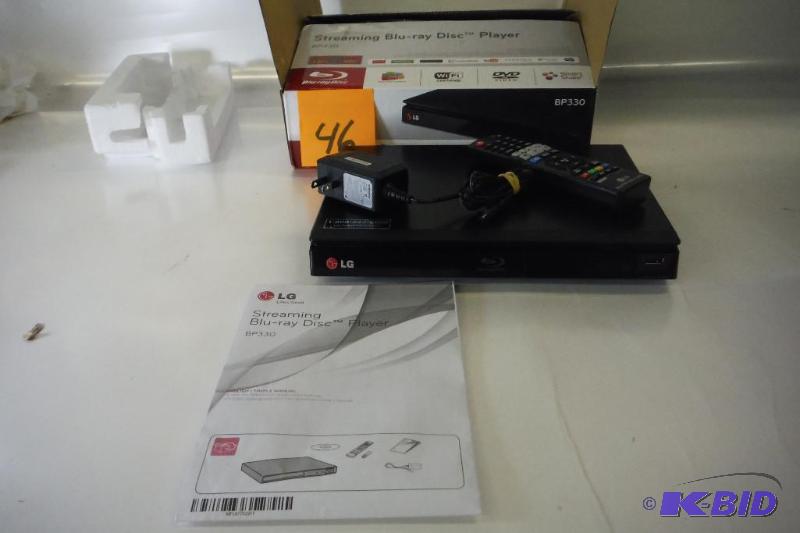 lot 46 image: LG Electronics BP330 Blu-ray Disc Player with Wi-Fi