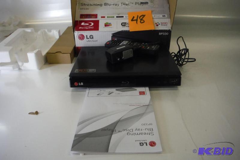 lot 48 image: LG Electronics BP330 Blu-ray Disc Player with Wi-Fi