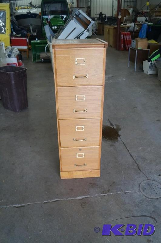 wood file cabinet