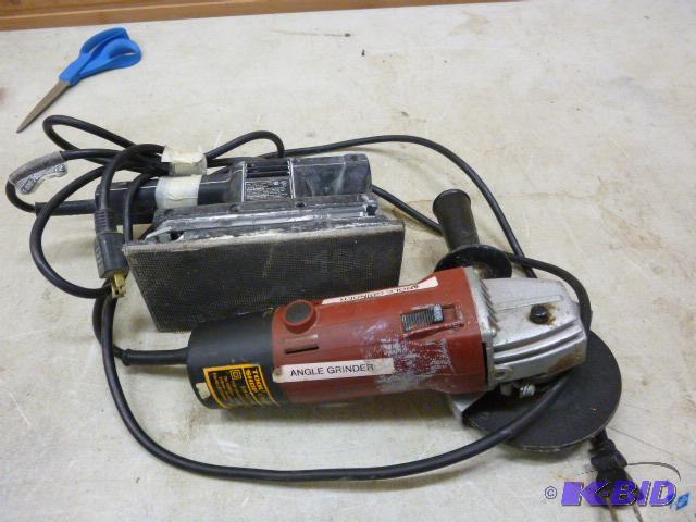 lot 149 image: Tool Shop Angle Grinder and Black & Decke...