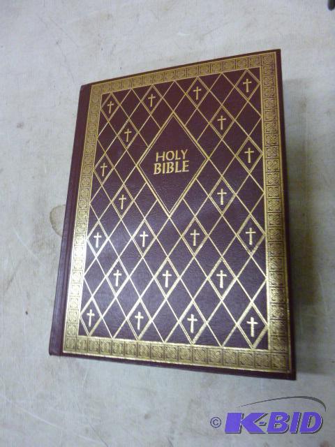 lot 165 image: Very Nice Holy Bible...