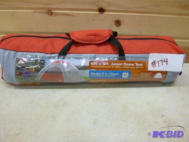 lot 174 image: Ozark Trail Junior Dome Tent 6 X 5...