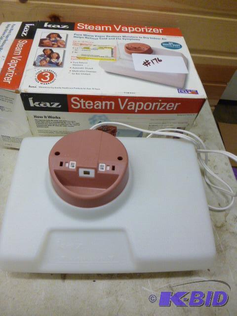 lot 176 image: Kaz Steam Vaporizer...