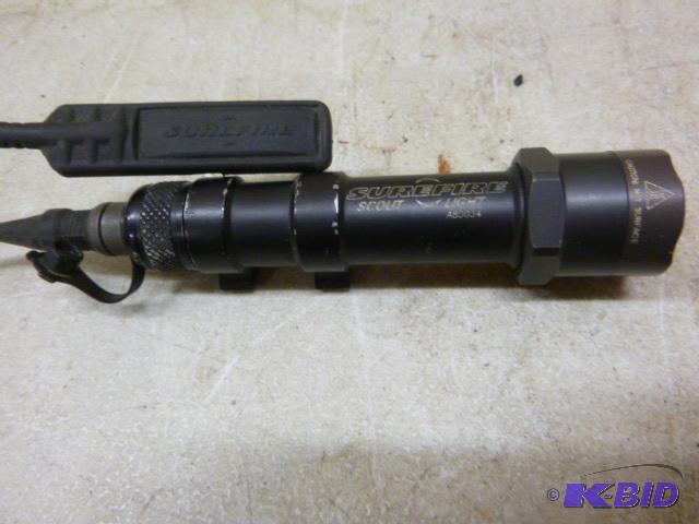 lot 46 image: Sure Fire Scout Light A80034 - has mounts....