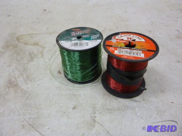 lot 56 image: Two Spools of FishingLine 20 lb. and 30 lb....