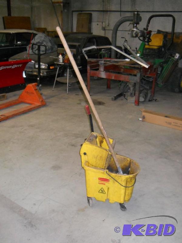 lot 13 image: Mop and Bucket