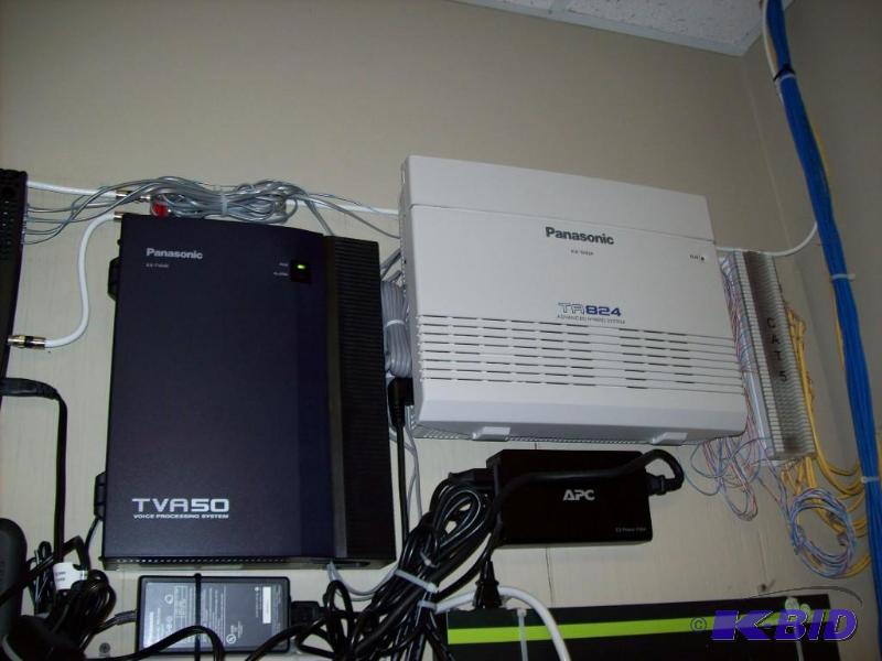 Panasonic 6 phone system with 2 control boxes...