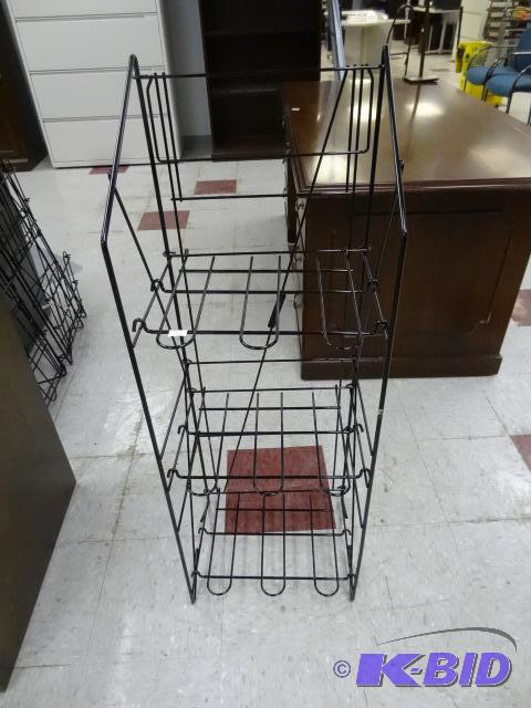 lot 110 image: Metal Fold up Shoe Rack. Can be used in Other...