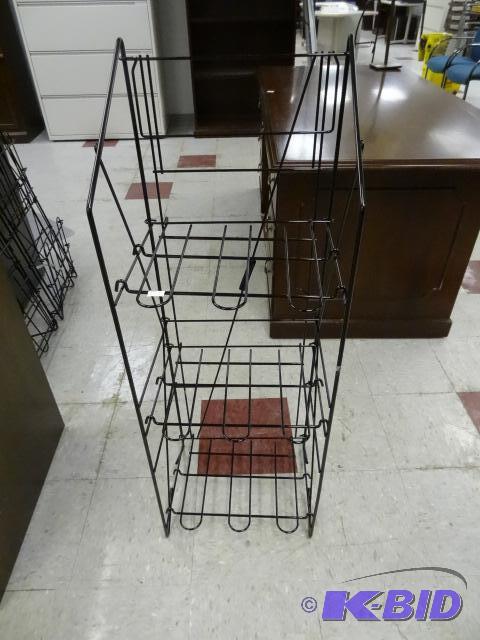 lot 111 image: Metal Fold up Shoe Rack. Can be used in Other...