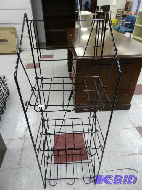 lot 122 image: Metal Fold up Shoe Rack. Can be used in Other...