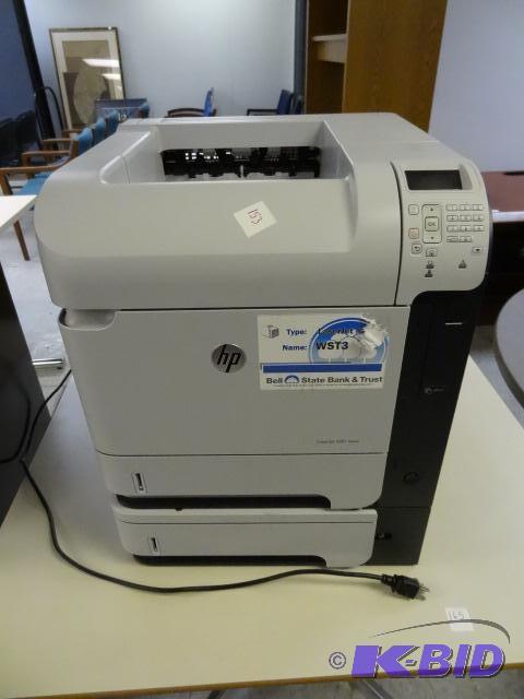 lot 153 image: HP Laser Jet 600 M603, Printed Test Page...