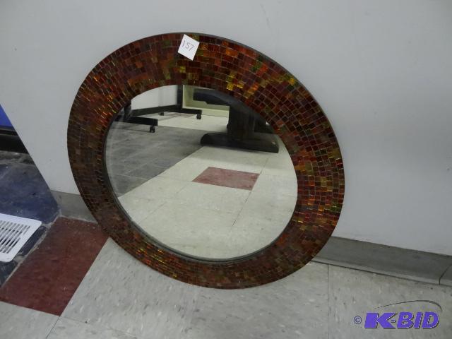 lot 157 image: 23" Decorative Wall Mirror...