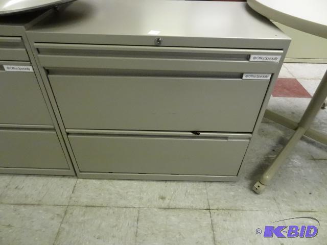 lot 169 image: 30" Metal 2 Drawer Lateral File...