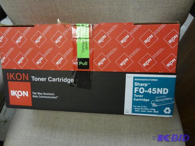lot 179 image: Ikon Toner Cartridge. Sharp FO-45ND...