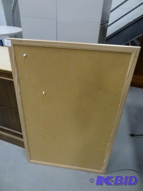 lot 220 image: 36 X 24 Cork Board...
