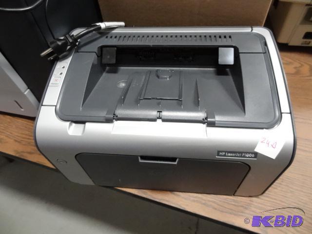 lot 240 image: HP Laser Jet PLP06 Printer...