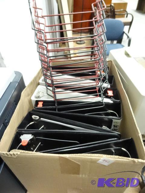 lot 242 image: Box of 3 Ring Binders....